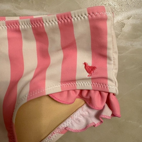 Pink Chicken toddler bathing suit - Picture 2 of 6
